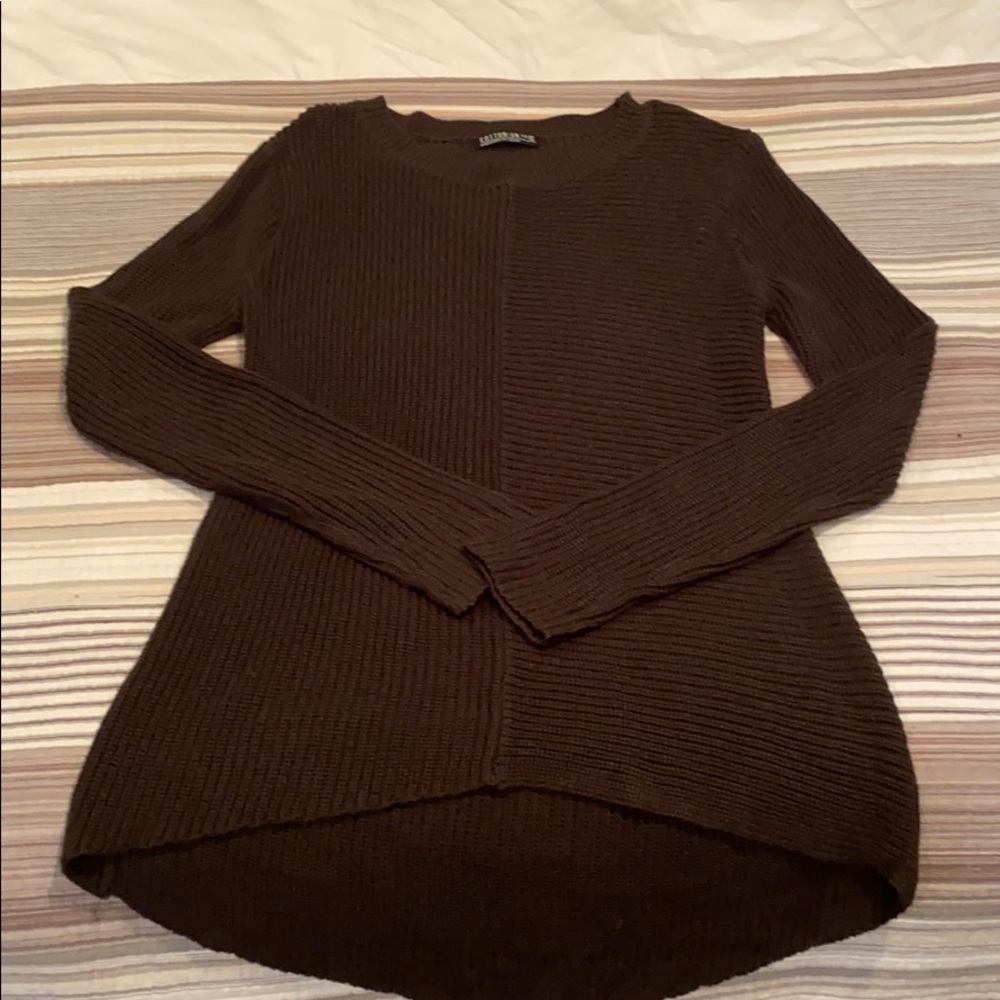 Cotton ion sweater tunic